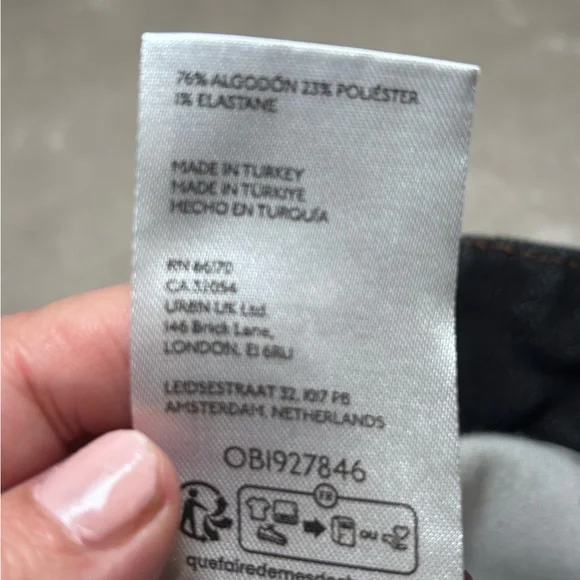 Anthropologie Maeve Dark Blue Wide-Leg Jeans - Picture 6 of 9